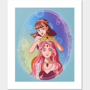 Mermaid Princess Posters and Art